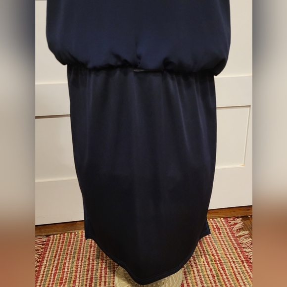 Creation L Navy Drawstring Waist Dress - Picture 6 of 8